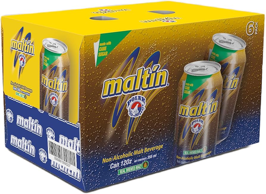 Maltín Polar (4 paquetes de 6, 12 oz)