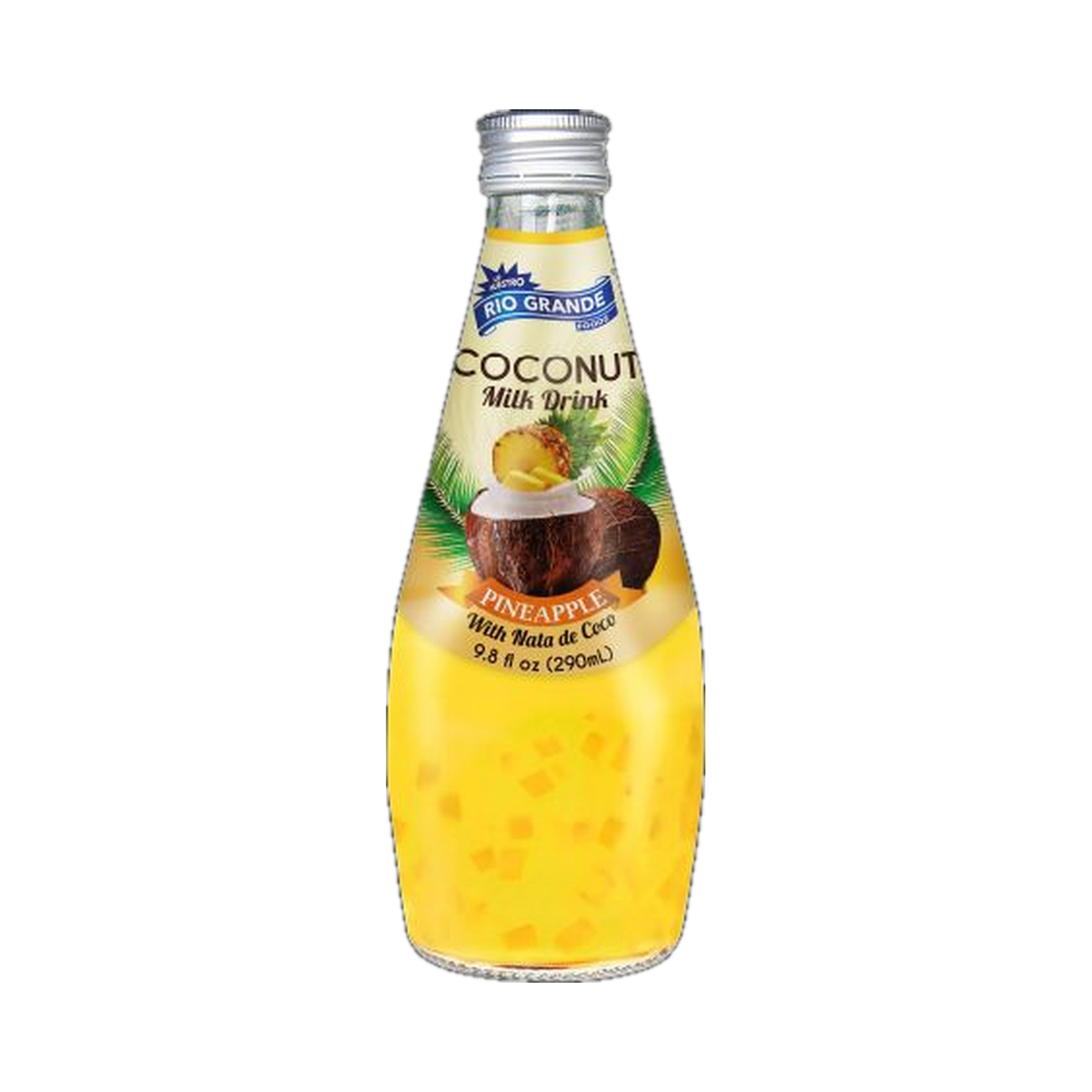 Río Grande - Coconut Milk Drink, Pineapple (9.8 oz, 6-Pack)
