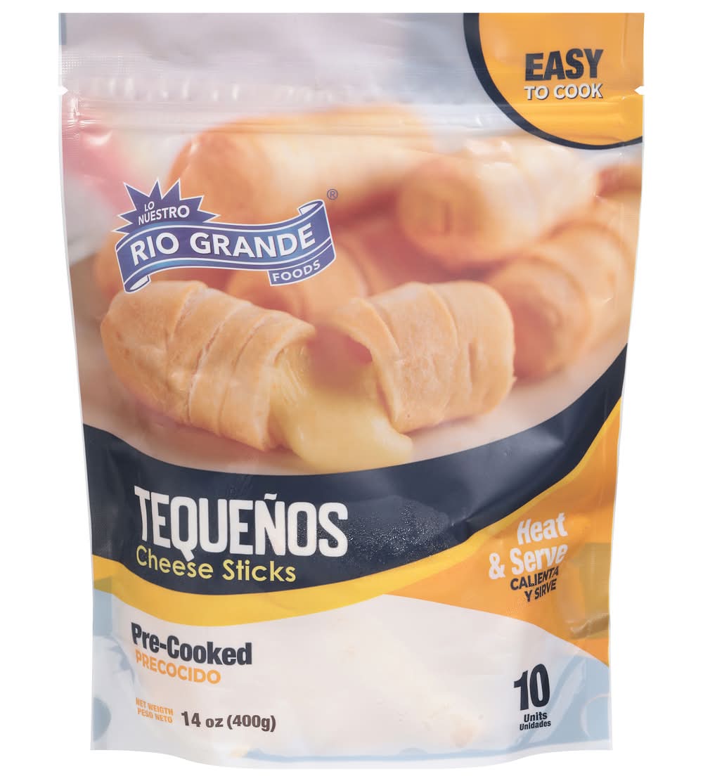 TEQUEÑO RIO GRANDE 20 BOLSAS DE 10 UNIDADES CADA UNA DE 14.1 OZ
