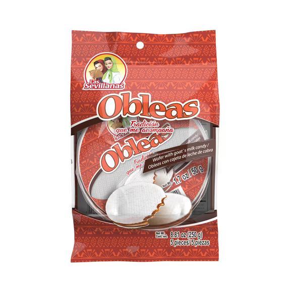 Las Sevillanas - Cajeta Wafer Cookies (5-ct Bag, 2-Pack)