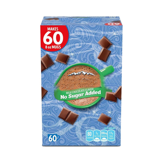 Swiss Miss - Milk Chocolate No Sugar Added Hot Cocoa Mix (60 ct)