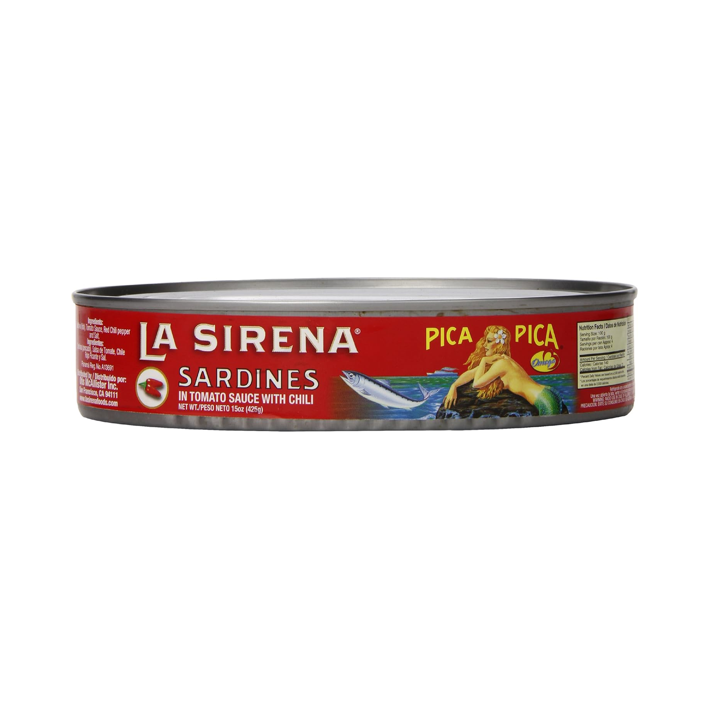 La Sirena - Sardines in Spicy Sauce / Pica Pica (15 oz, 3-Pack)