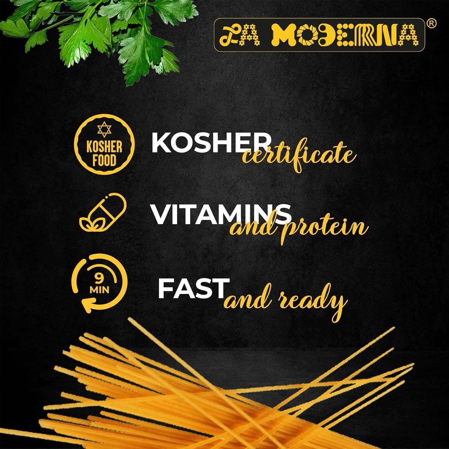 Moderna - Spaghetti Pasta (7 oz, 4-Pack)
