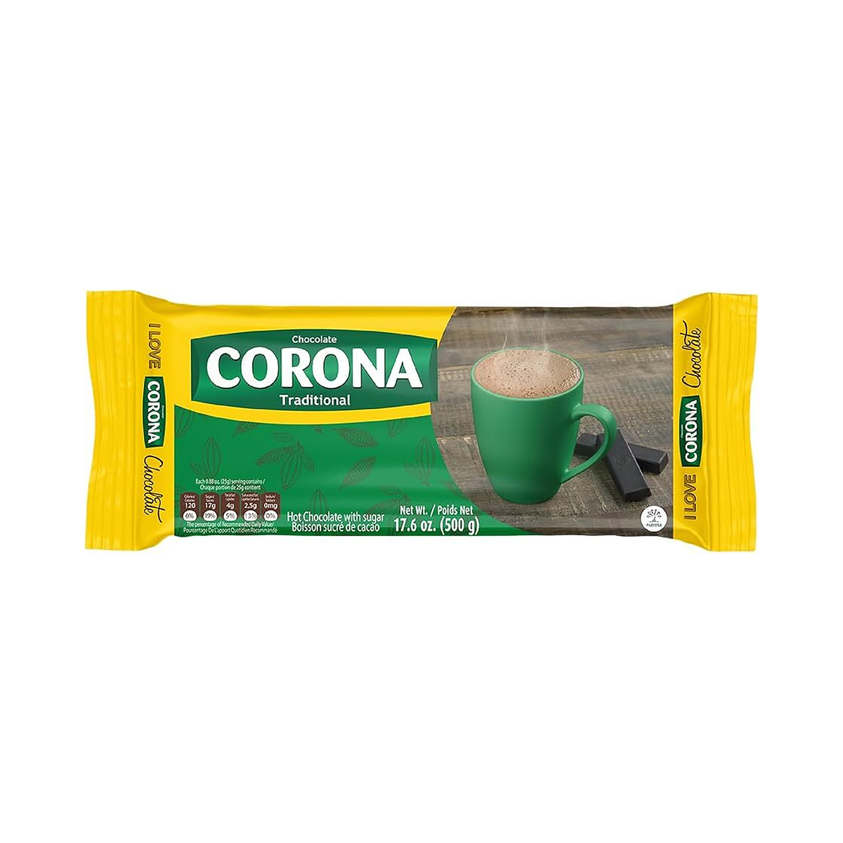 Corona - Sweet Drinking Chocolate Bar (14.1 oz, 2-Pack)