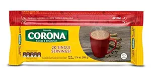 CORONA CLAVO & CANELA 20 PAQUETES DE 17.6 OZ RESEALABLE