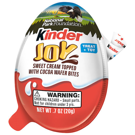 Kinder Joy Sweet Cream & Cocoa Wafer Egg (0.7 oz, 1-Count)