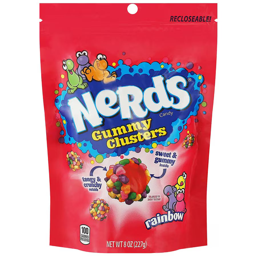 Nerds Gummy Clusters Rainbow (8 oz, 1-Bag)