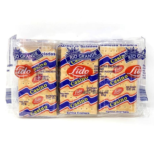 Río Grande Lido Galletas Saladas Margarita (paquete de 16, 7.76 oz)