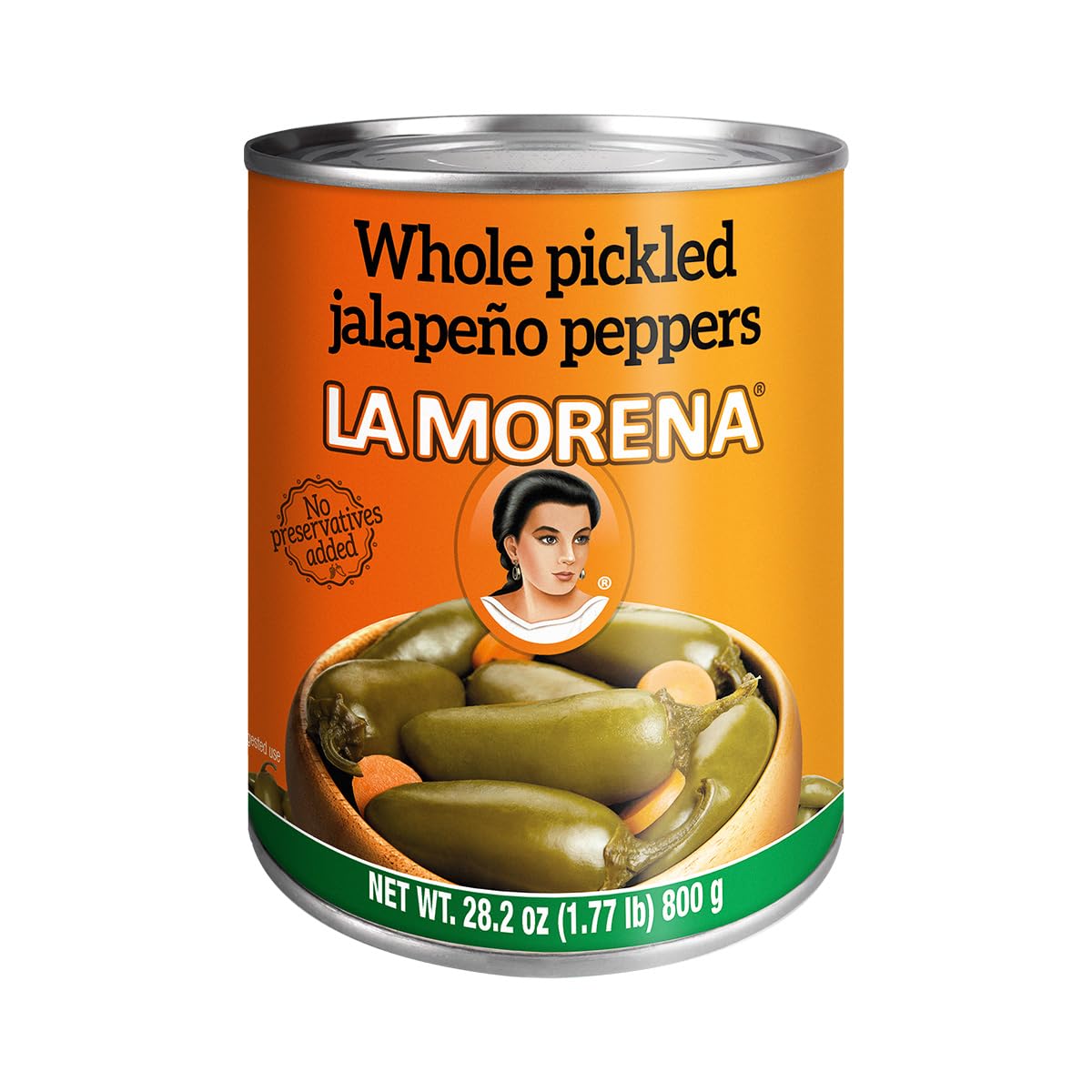 La Morena Jalapeños en Rodajas (paquete de 12, 28.2 oz)