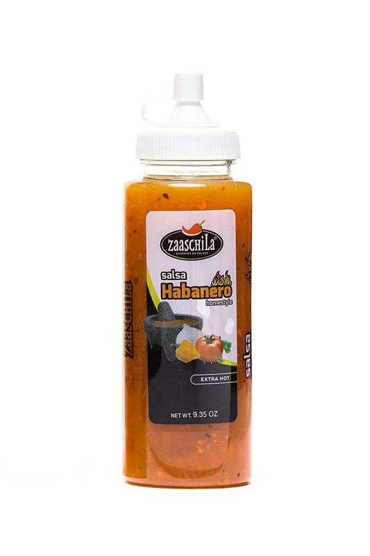 ZAASCHILA HABANERO 6 BOTELLAS DE 9.35 OZ