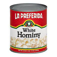 LA PREFERIDA WHITE HOMINY 12 LATAS 29 ONZAS