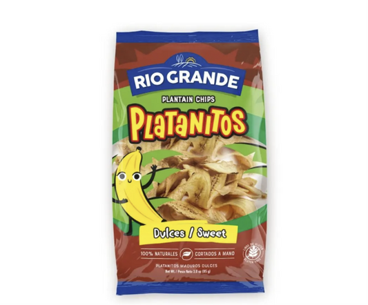Río Grande - Sweet Plantain Chips (3 oz, 30-Pack)