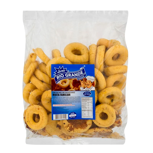 RIO GRANDE ROSQUILLA MIXTA FAMILIAR/TUSTACA 12 PAQUETES DE 19.5 ONZAS