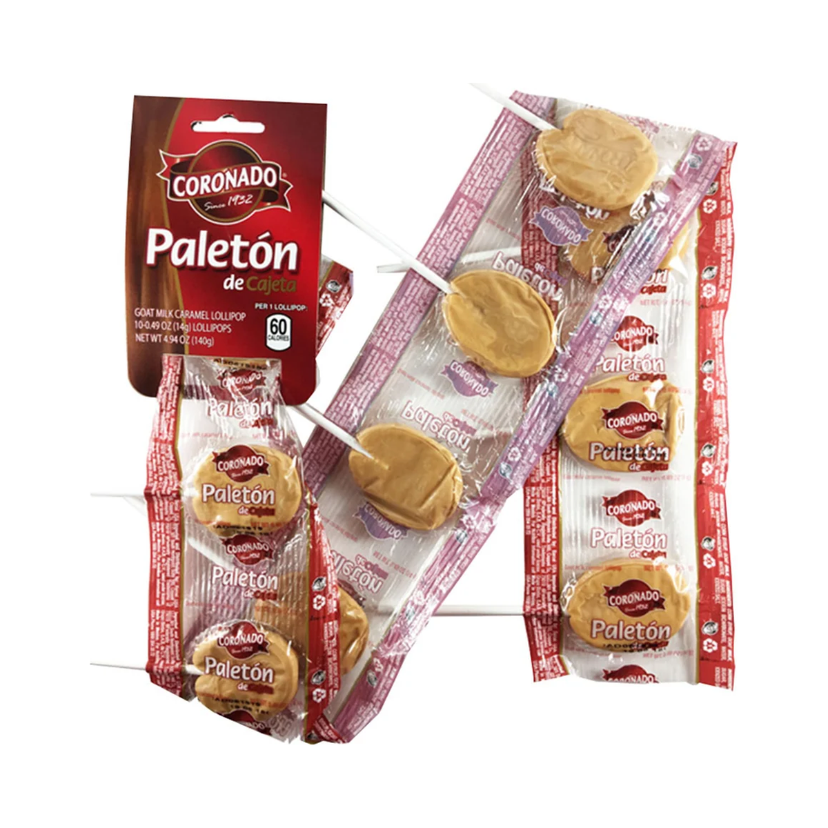 Coronado - Goat Milk Caramel Lollipops (5 Strips, 50-Count)