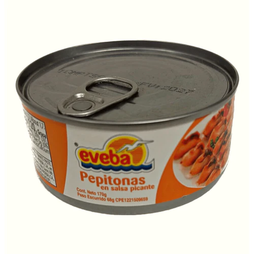EVEBA PEPITONAS EN SALSA PICANTE 12 LATAS DE 5.99 ONZAS
