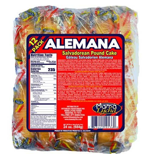 MAMA LYCHA TORTA ALEMANA 6 PAQUETES DE 12 UNIDADES POR 21.6 ONZAS