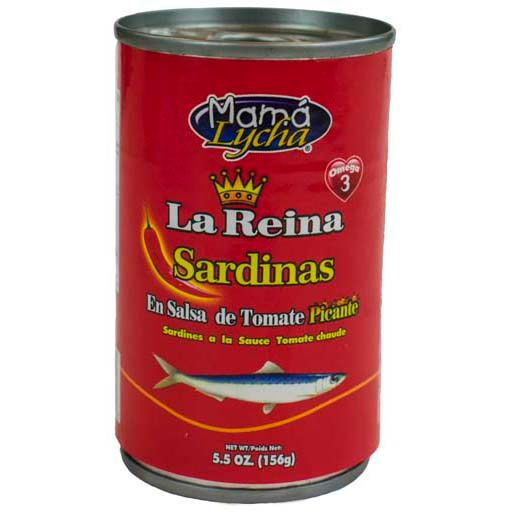 LA REINA SARDINAS PICANTE (CILINDRO) 24 LATAS DE 5 OZ