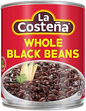 LA COSTEÑA WHOLE BLACK BEANS 12 LATAS DE 29 ONZAS