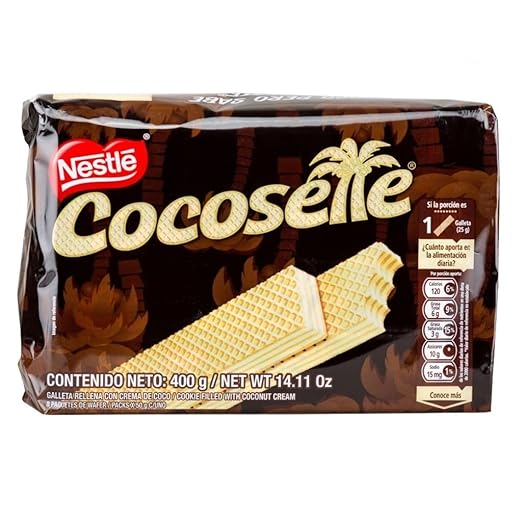 COCOSETTE 12 PAQUETES DE 8 UNIDADES POR 14.11 ONZAS