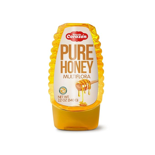 AMORCITO CORAZON HONEY (MIEL DE ABEJAS) 12 BOTELLAS DE 10.6 OZ