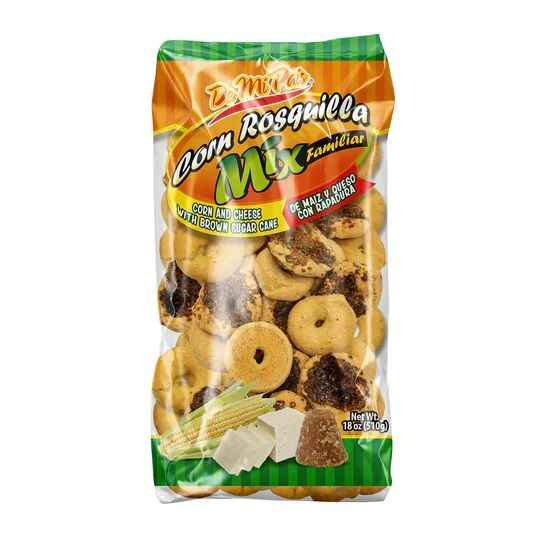 DE MI PAIS ROSQUILLA MIX FAMILIAR 8 PAQUETES DE 18 ONZAS
