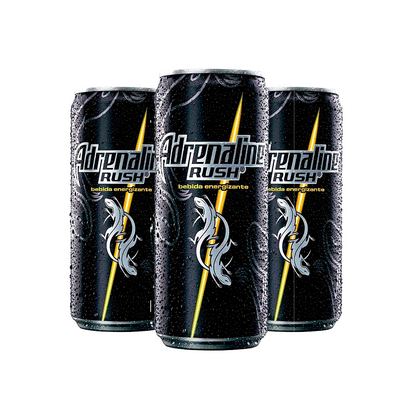 Adrenaline Rush Bebida Energética en Lata (paquete de 12, 16 oz)