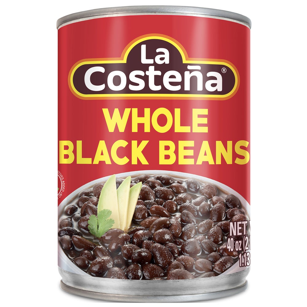 La Costeña - Whole Black Beans (40 oz, 2-Pack)