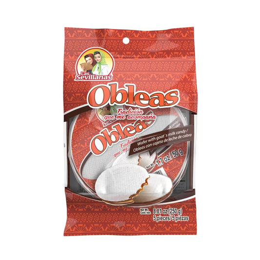 Las Sevillanas - Cajeta Wafer Cookies (5-ct Bag, 2-Pack)