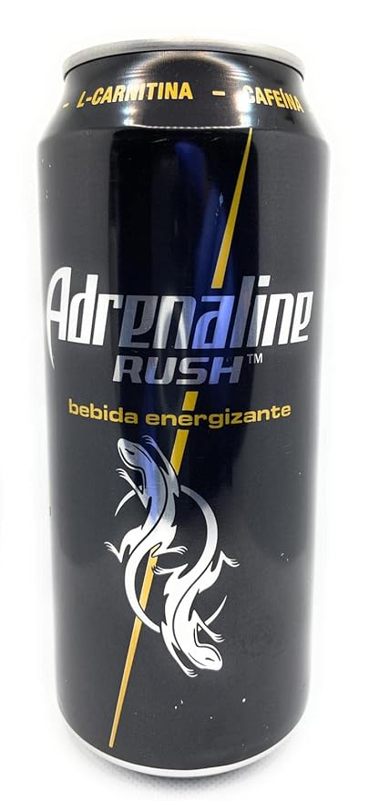Adrenaline Rush Bebida Energética en Lata (paquete de 12, 16 oz)